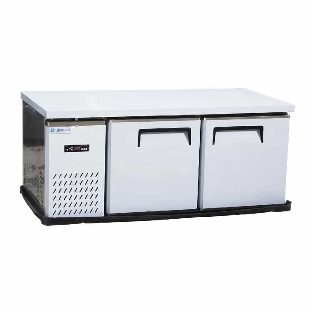 BÀN ĐÔNG MÁT INOX 2 CÁNH LIGHTCOOL 294 LÍT BL-1500-1.5M-I201 QUẠT GIÓ (R290A) (INOX 201)