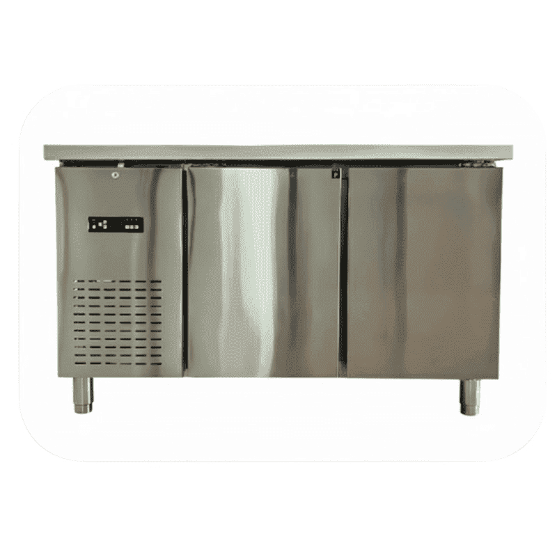 BÀN ĐÔNG MÁT INOX 2 CÁNH LIGHTCOOL 208 LÍT BL-1500-1.2M-I430 (R290) (GIÁN TIẾP) (INOX 430)