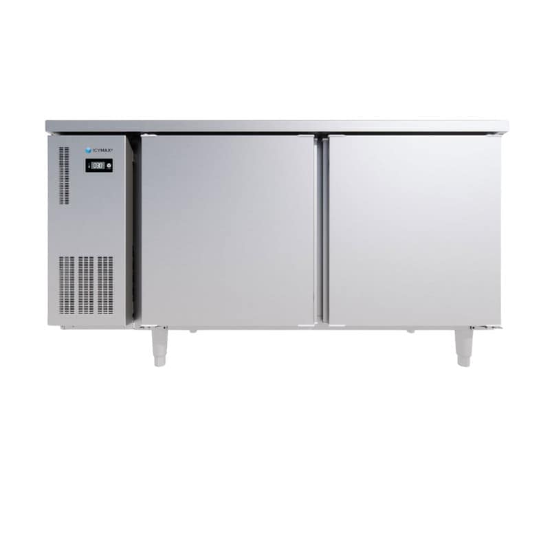 BÀN MÁT INOX 2 CÁNH ICYMAX 330 LÍT ICR-2S156 QUẠT GIÓ (R290) (INOX 430)