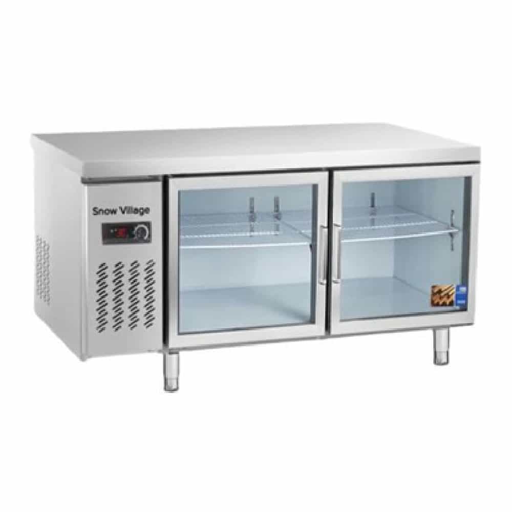 BÀN MÁT INOX CÁNH KÍNH SNOW VILLAGE 270 LÍT PLO.25L2CBL ĐỒNG (R290A)