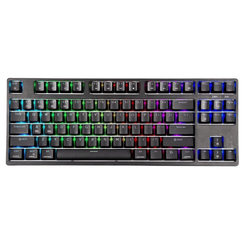 BÀN PHÍM CƠ KHÔNG DÂY FUHLEN T87S PRO BLACK 3 MODE RGB HOTSWAP