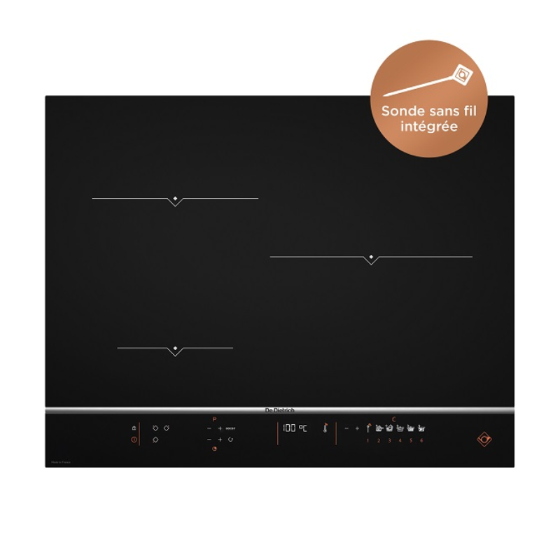 BẾP ĐIỆN TỪ DE DIETRICH DPI7570XT 3 VÙNG NẤU CÔNG SUẤT 7400W