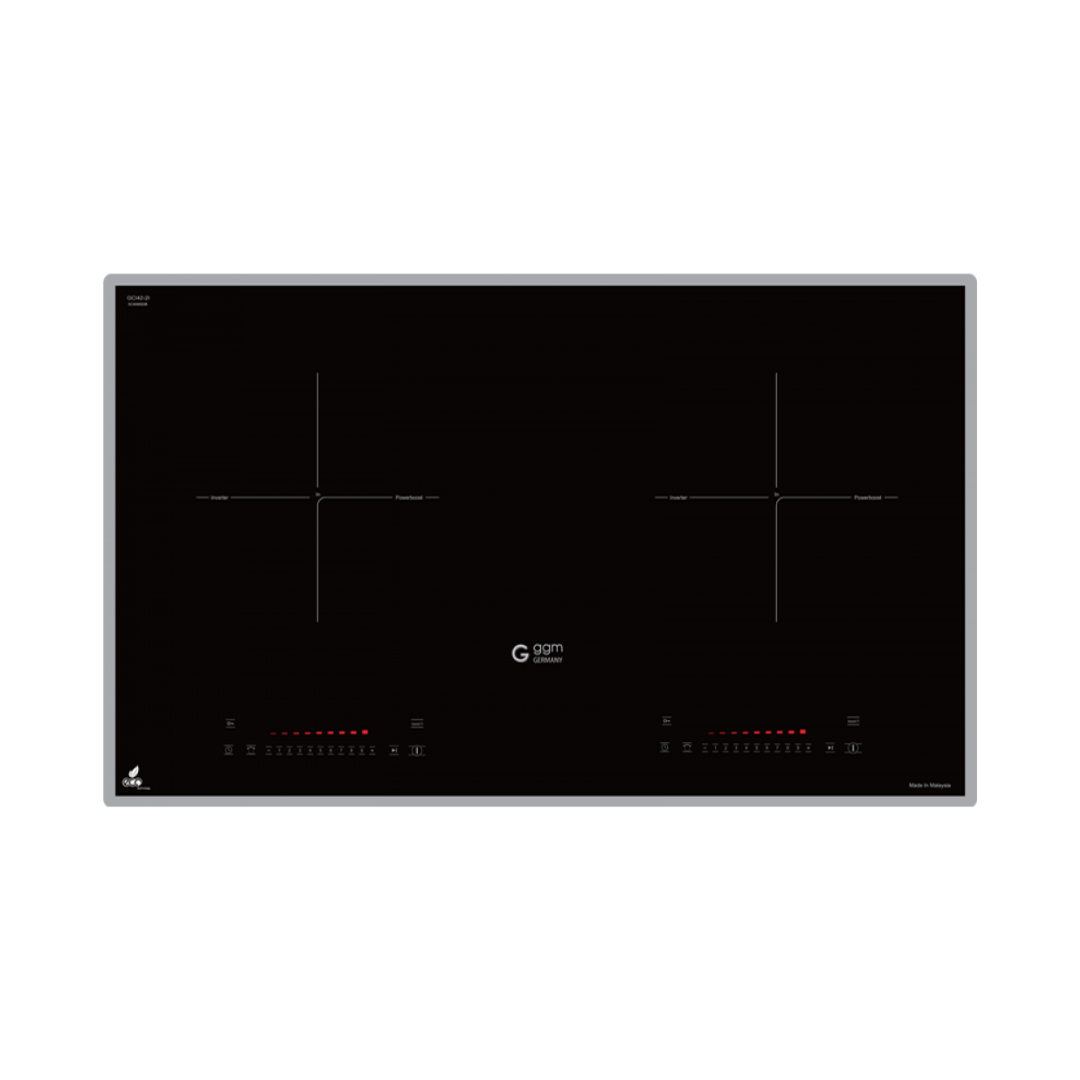 BẾP ĐIỆN TỪ ĐÔI GGMGASTRO GCI422IBS - 4400W, INVERTER TIẾT KIỆM ĐIỆN