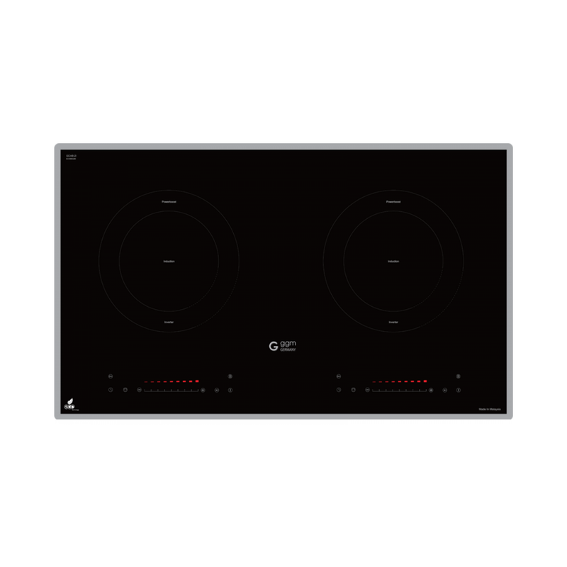 BẾP ĐIỆN TỪ ĐÔI GGMGASTRO GCI48-2I - 4800W, IVERTER TIẾT KIỆM ĐIỆN