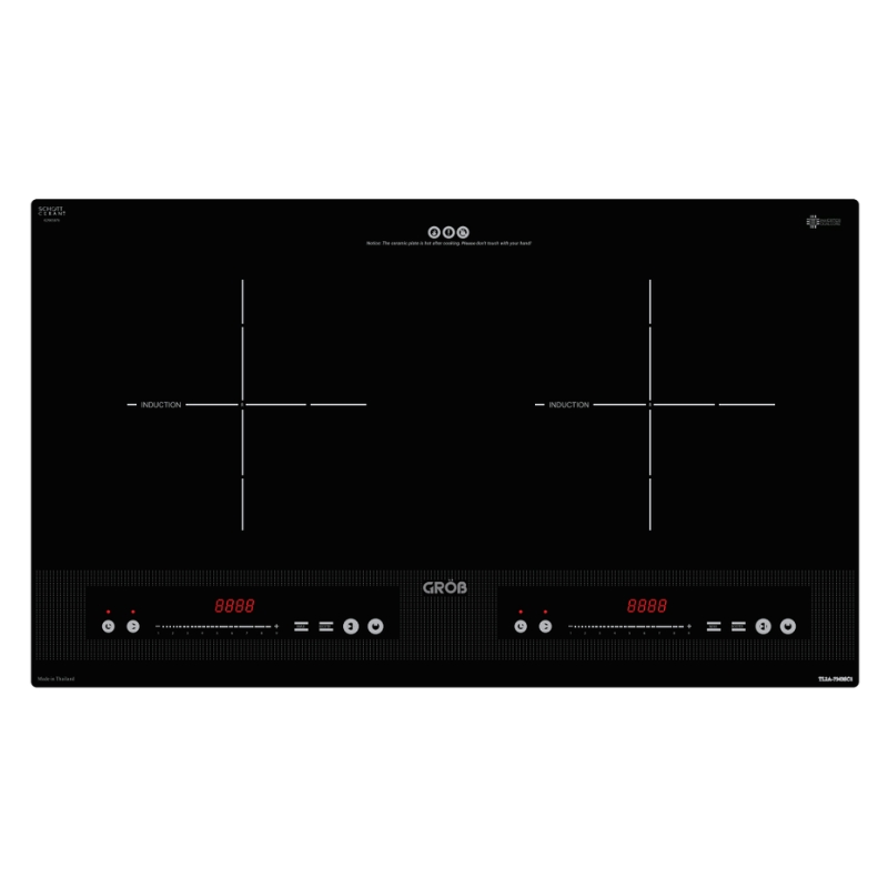 BẾP ĐIỆN TỪ ĐÔI GROB TL2A-7343SC1 KÍNH SCHOTT CERAN