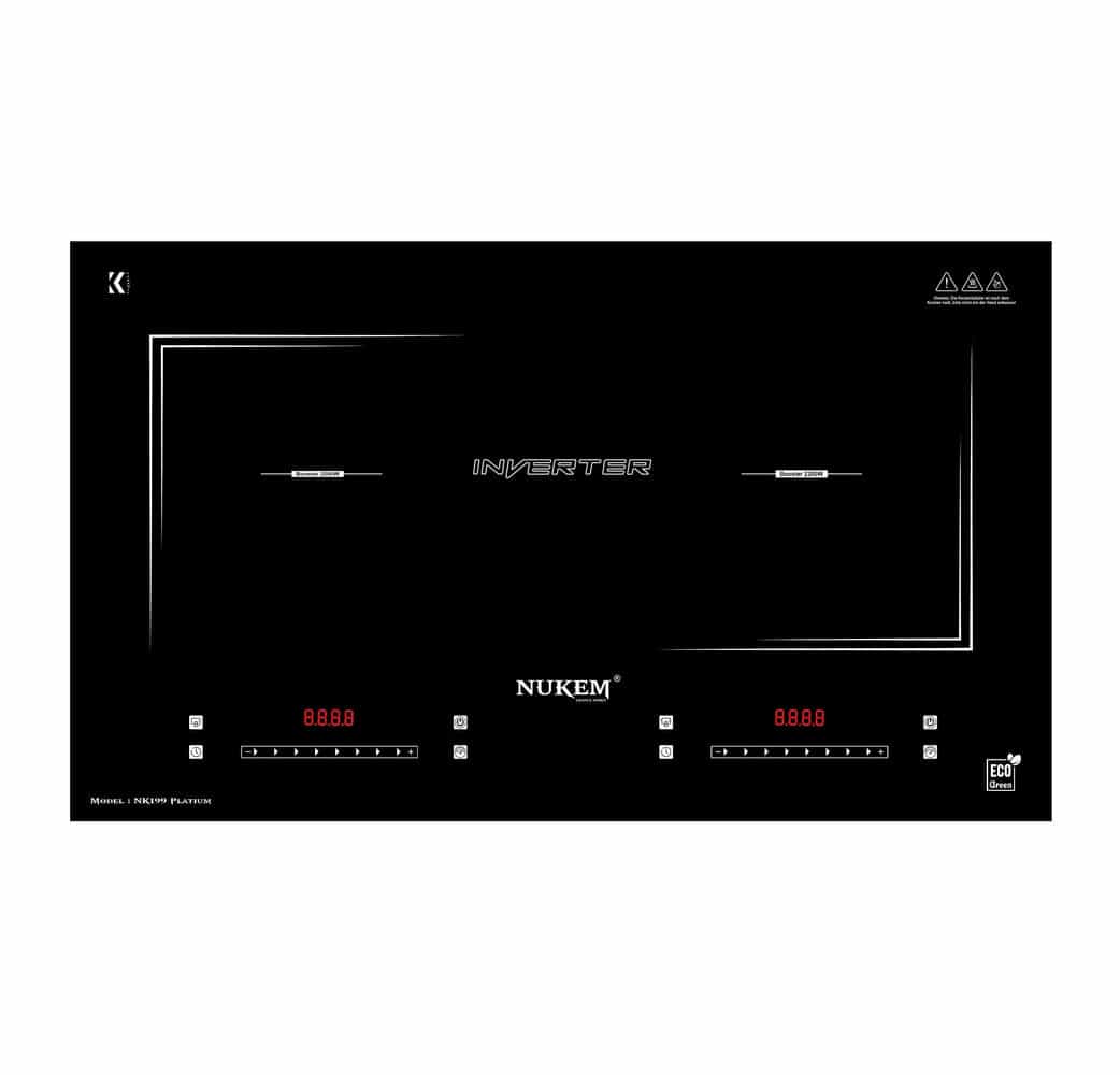 NUKEM NK-199 PLATINUM – BẾP ĐIỆN TỪ ĐÔI 4400W, INVERTER TIẾT KIỆM ĐIỆN