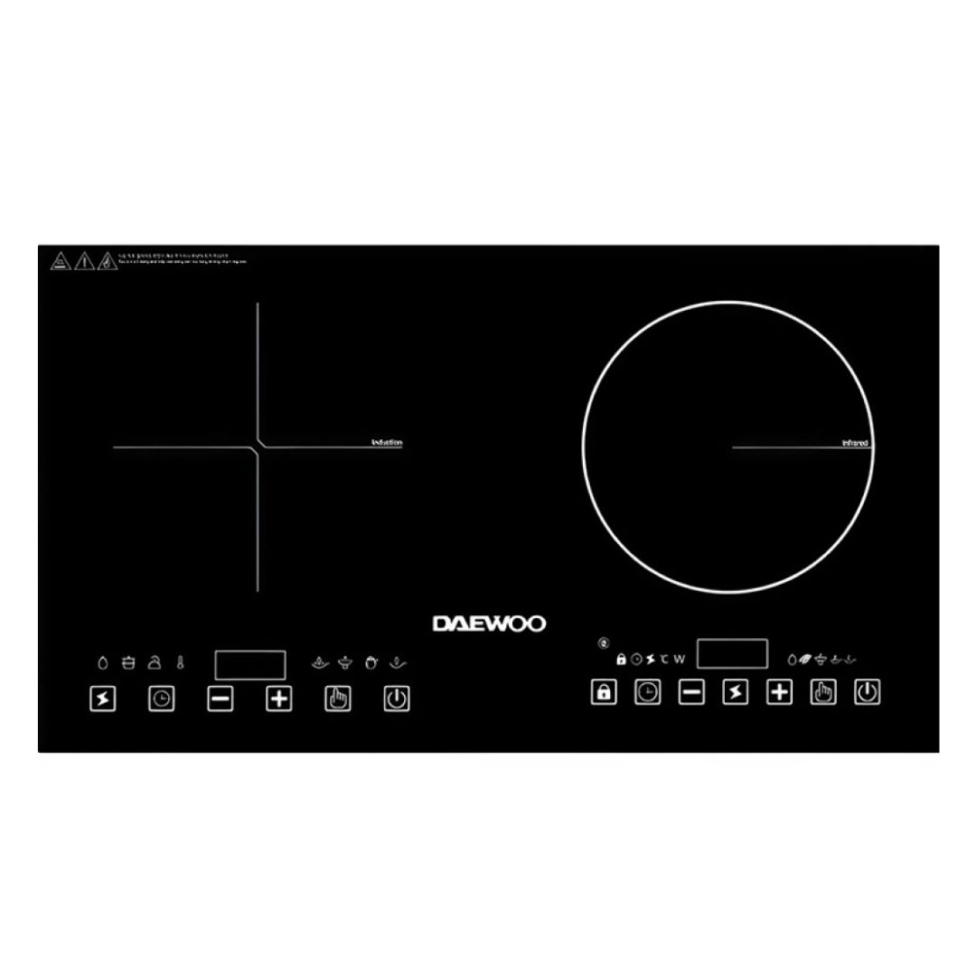 BẾP ĐIỆN TỪ HỒNG NGOẠI ĐÔI DAEWOO DWHB-3801C (3800W)