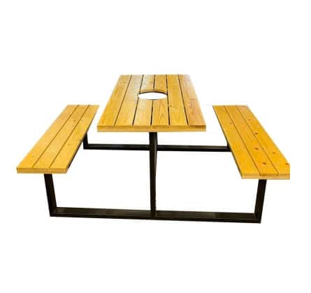 BỘ BÀN GHẾ BBQ GỖ CAO SU 2 GHẾ APPNT BBQ-KEP