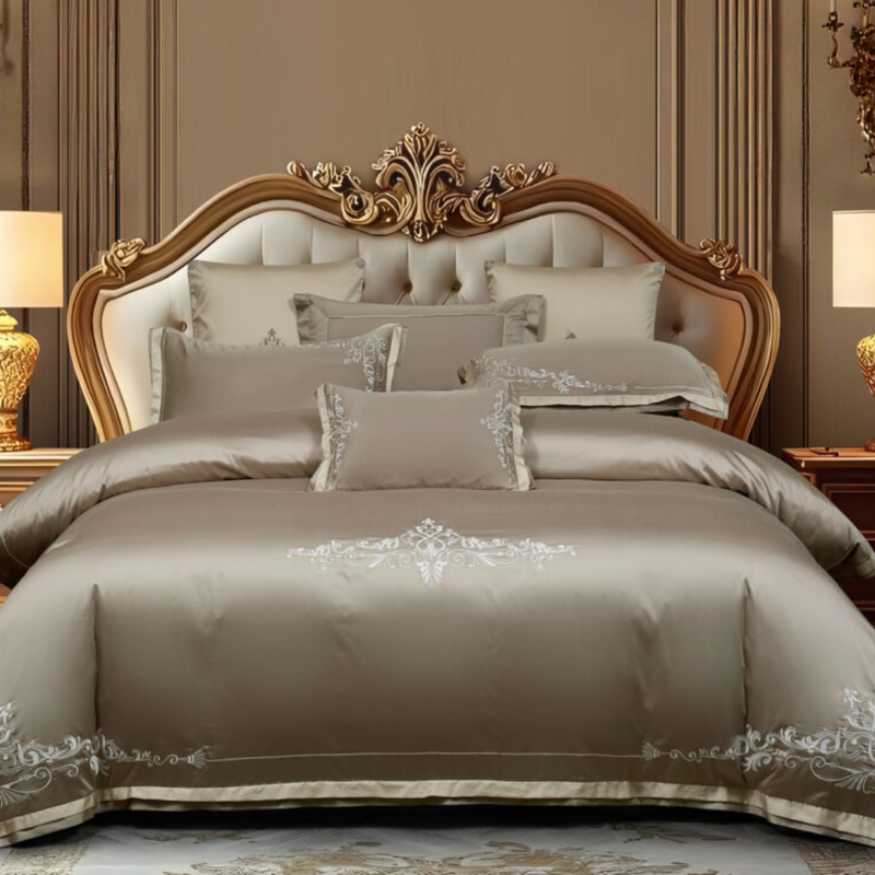 BỘ CHĂN GA D'LAVISH LUXURY ROCOCO 200X220 COTTON LỤA CAO CẤP