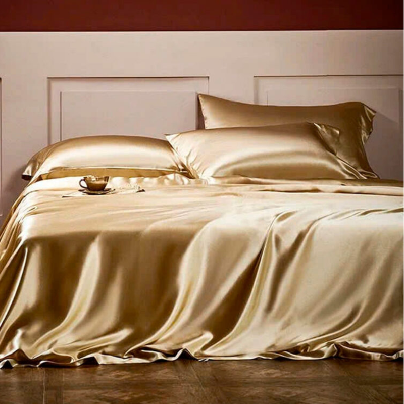 BỘ CHĂN GA PHỦ D'LAVISH QUEENIE SILK ALINA 200X220 LỤA CAO CẤP