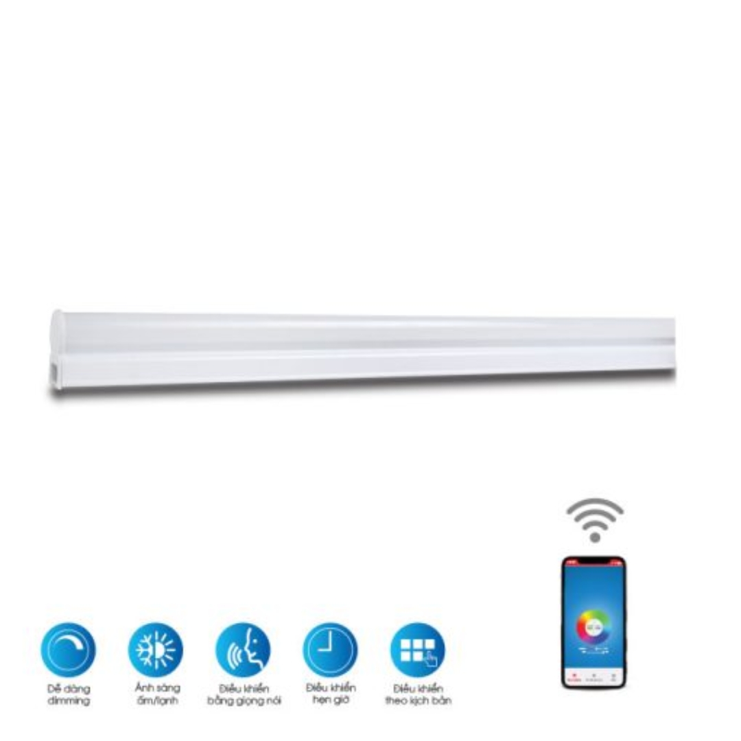 BỘ ĐÈN LED TUBE ĐỔI MÀU RẠNG ĐÔNG T5 LT04.WF 1200/16W SS