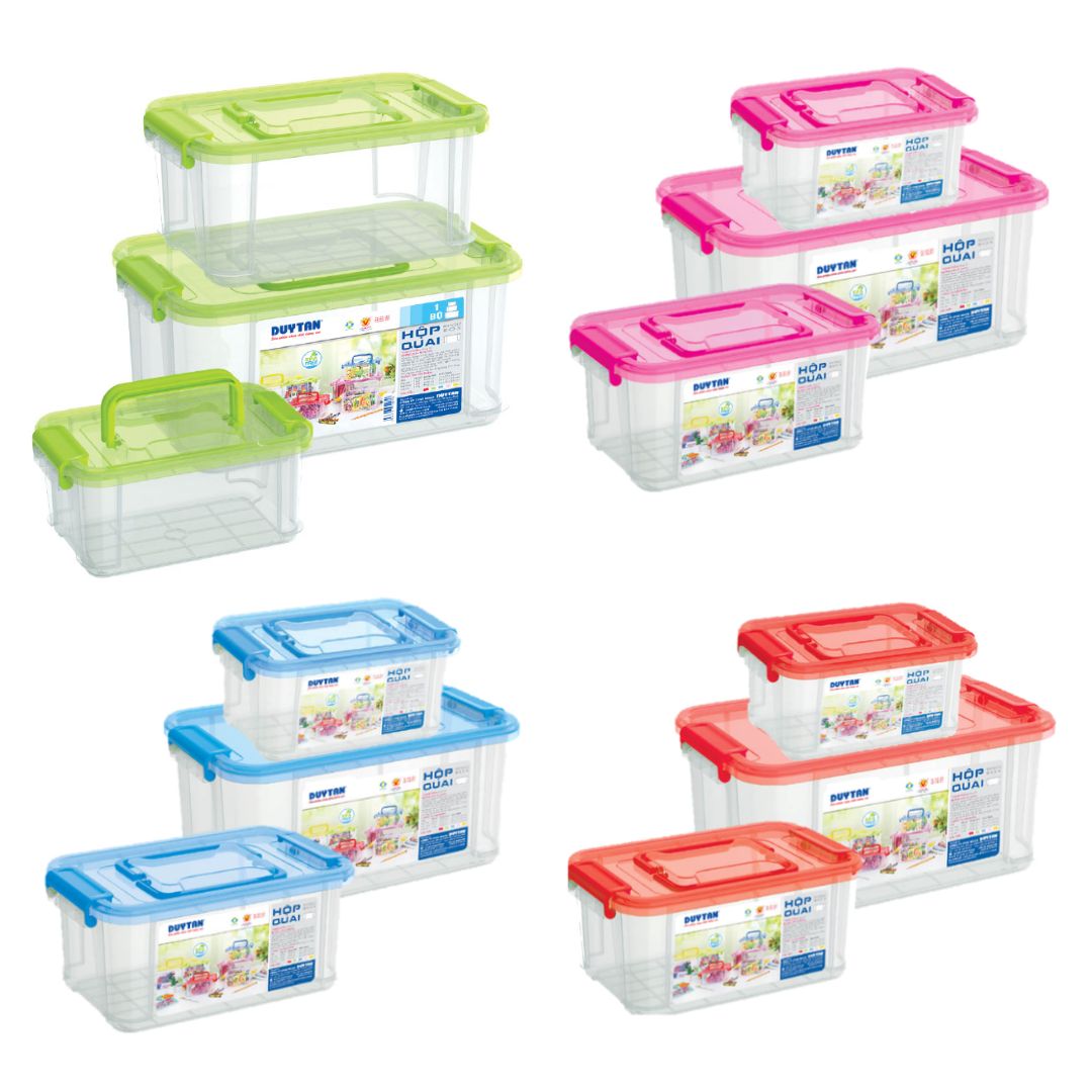 BỘ HỘP QUAI MATSU 3 CÁI NHỰA DUY TÂN 1124-1125-1126
