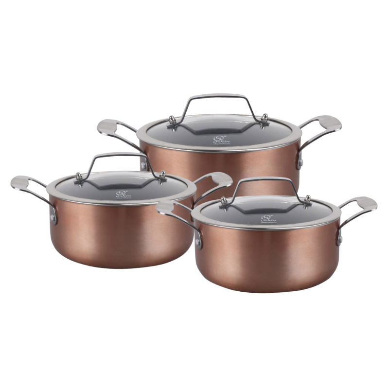 BỘ NỒI NHÔM ĐÁY TỪ ORKIN 3 CÁI OR09