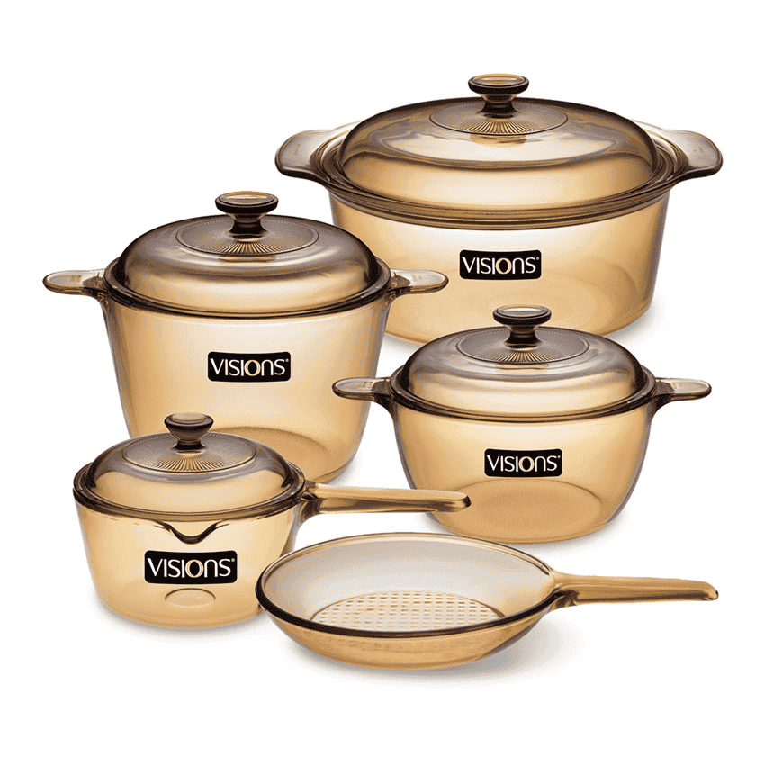 BỘ NỒI THỦY TINH VISIONS 5 MÓN VS-339/CL1
