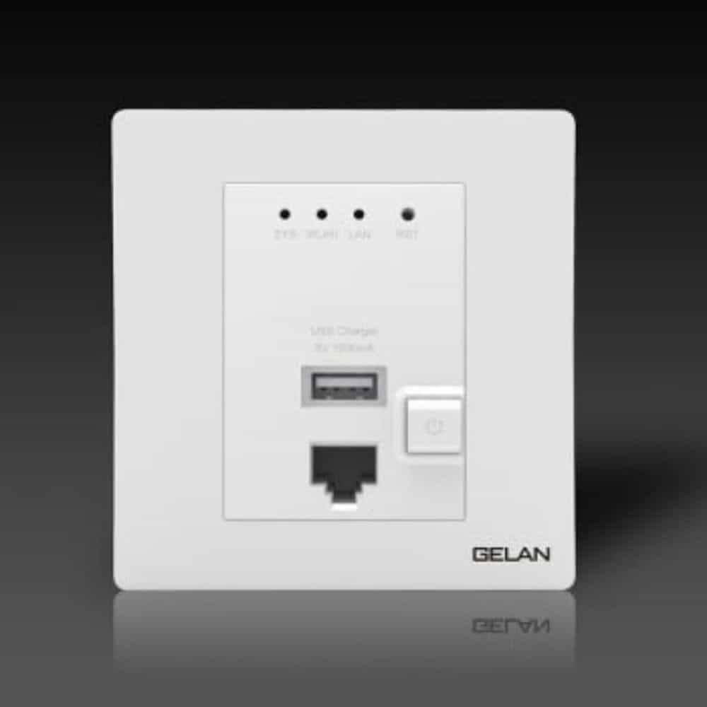 BỘ Ổ CẮM ĐỊNH TUYẾN AP KHÔNG DÂY GELAN ELECTRIC E6-535W