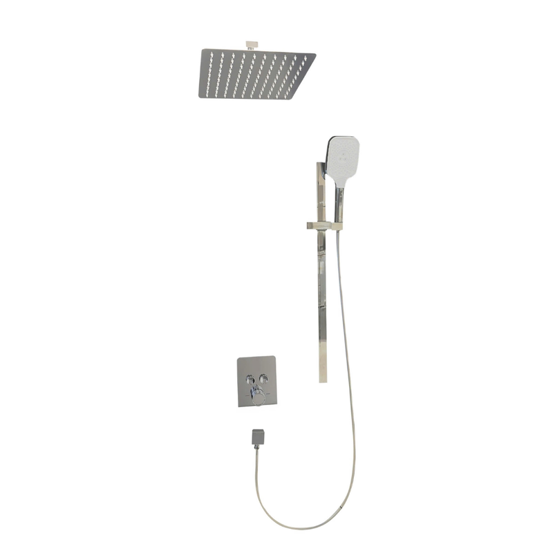 BỘ SEN ÂM TƯỜNG BRAVAT D2130CP-ENG + D187CP-ENG + PB8513649CP-2-ENG, THIẾT KẾ HIỆN ĐẠI, CHỐNG BÁM CẶN