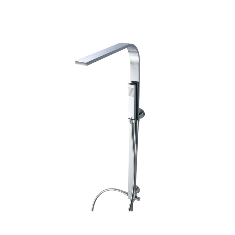 BỘ SEN CÂY GẮN TƯỜNG BRAVAT D224C-ENG MẠ CHROME, TAY SEN 1 CHỨC NĂNG