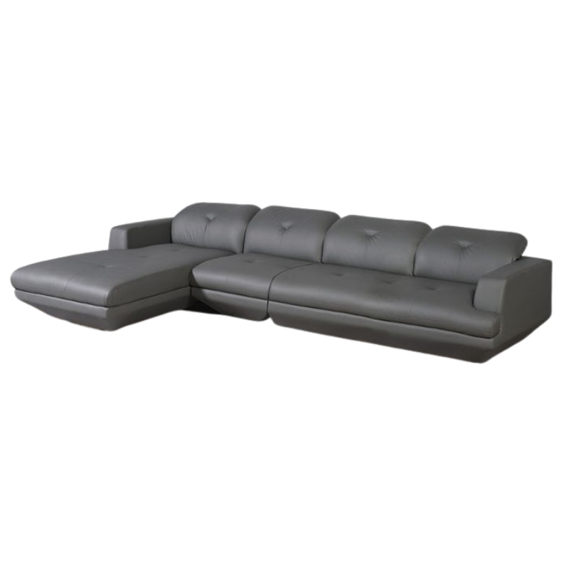 BỘ SOFA GÓC BỌC DA CAO CẤP THE ONE (HÒA PHÁT) SF67-4-DA