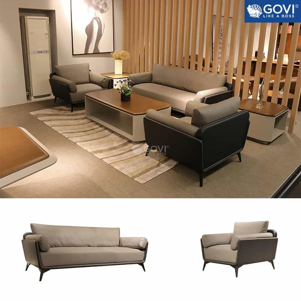 BỘ SOFA KB DA CAO CẤP GOVI SF238