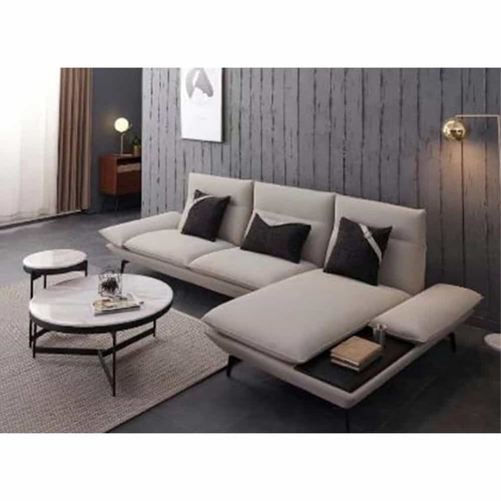 BỘ SOFA KB GÓC 70% DA, 30% SIMILI, KHUNG GỖ, MOUSSE CHI LAI SFN-XME-A-19-P