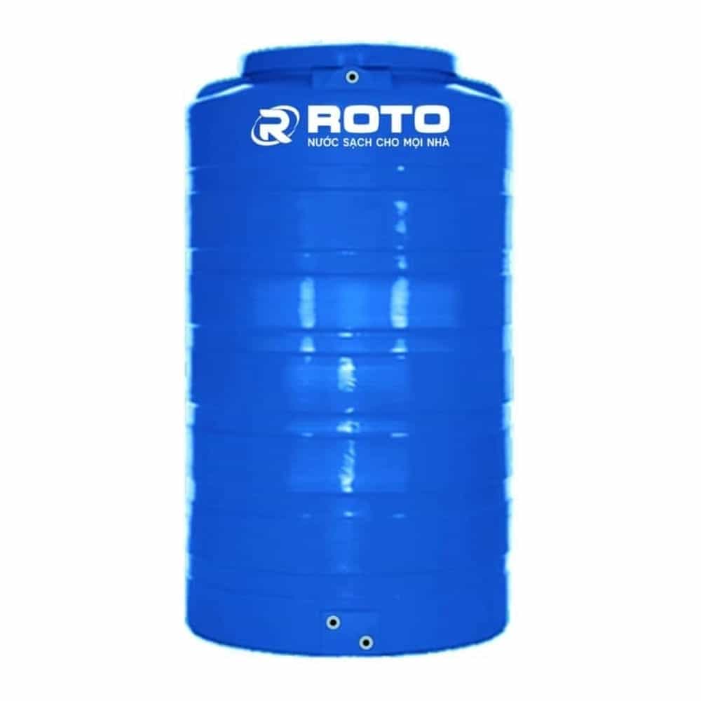 BỒN NƯỚC NHỰA ĐỨNG ROTO VT2000 (2000 LÍT) NHỰA NGUYÊN SINH