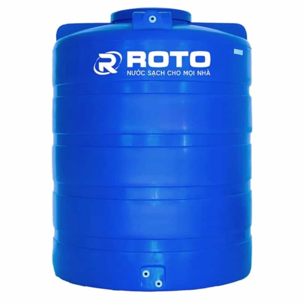 BỒN NƯỚC NHỰA ĐỨNG ROTO VT2000TN (2000 LÍT - THẤP NGẮN) LINH HOẠT