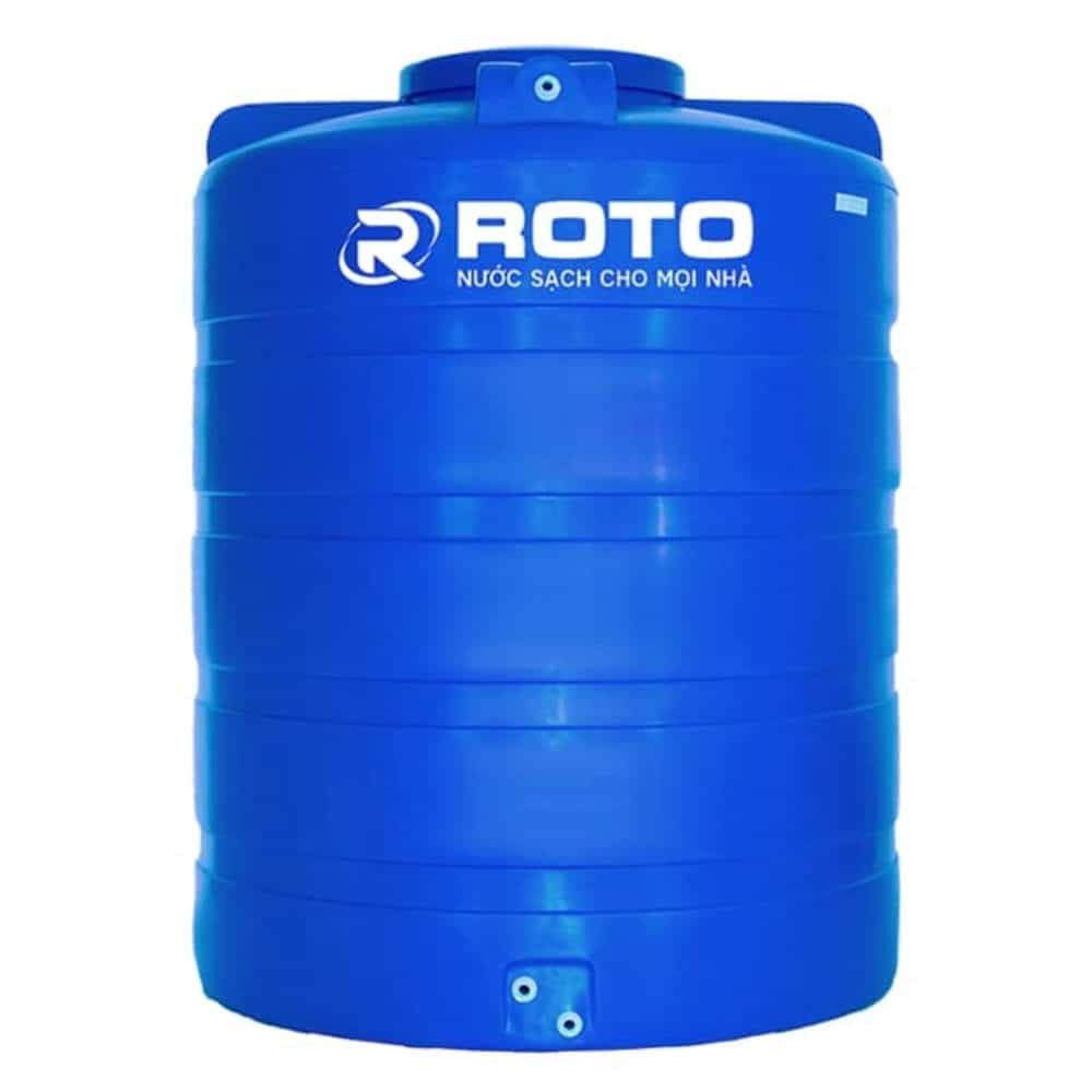 BỒN NƯỚC NHỰA ĐỨNG ROTO VT5000 (5000 LÍT) NHỰA NGUYÊN SINH CAO CẤP