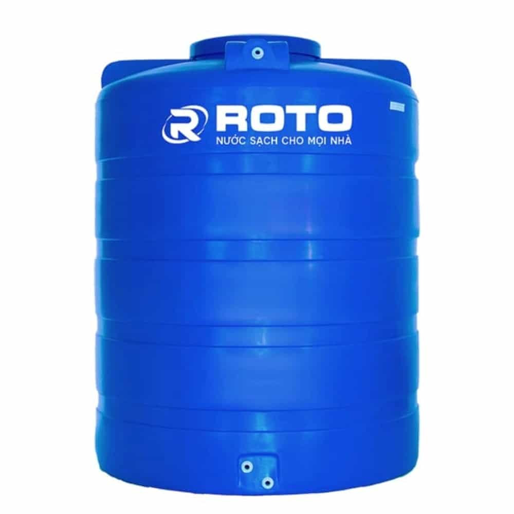 BỒN NƯỚC NHỰA ĐỨNG ROTO VT5000N (5000 LÍT) NHỰA NGUYÊN SINH