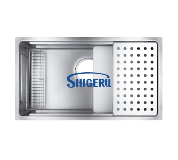 BỒN RỬA CHÉN ĐƠN INOX SHIGERU LE JSN-K 3F FS