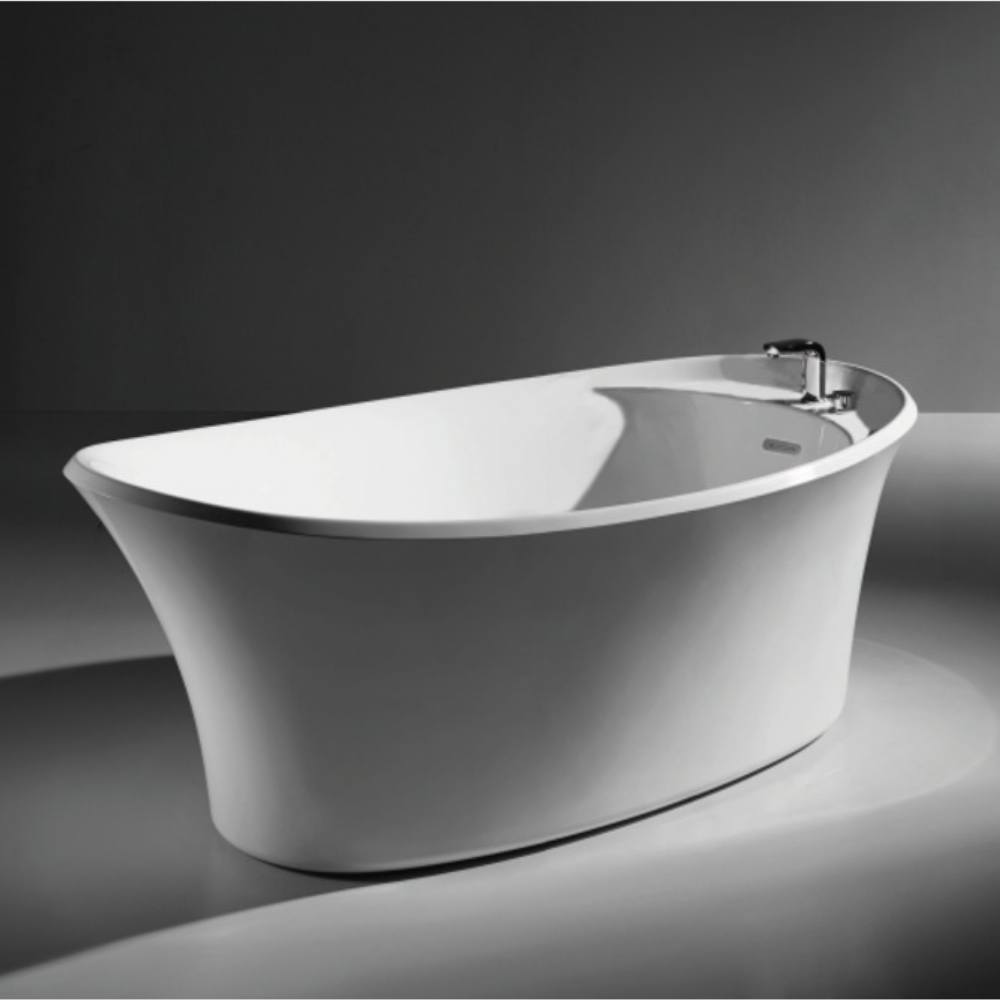 BỒN TẮM ĐẶT SÀN BRAVAT B255178W-1-ENG ACRYLIC TRẮNG