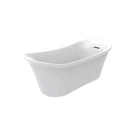 BỒN TẮM ĐẶT SÀN BRAVAT B25527TW-1W ACRYLIC KÈM KHUNG KIM LOẠI