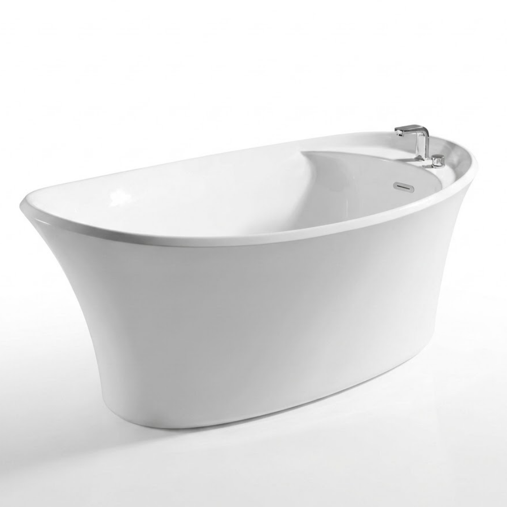 BỒN TẮM ĐẶT SÀN BRAVAT B257178W-1-ENG ACRYLIC CAO CẤP