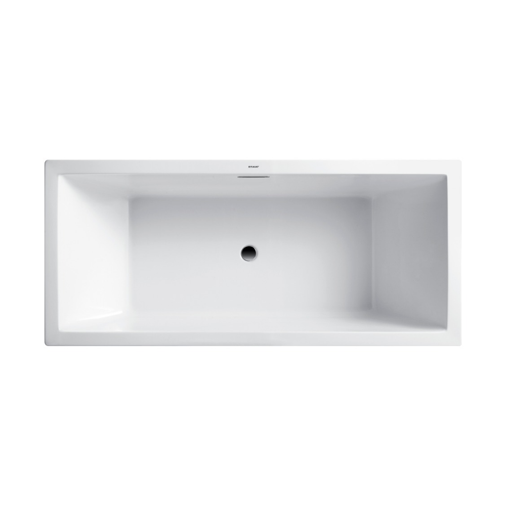 BỒN TẮM XÂY BỆ BRAVAT B25506W-ENG ACRYLIC HIỆN ĐẠI