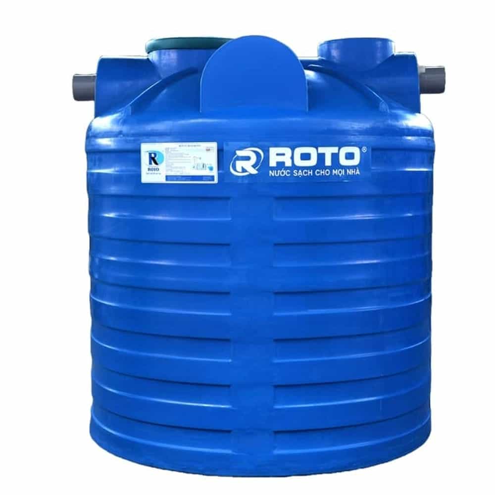 BỒN TỰ HOẠI ĐỨNG NHỰA ROTO ST2000V (2000 LÍT) - BỂ PHỐT THÔNG MINH CHO GIA ĐÌNH ĐÔNG NGƯỜI