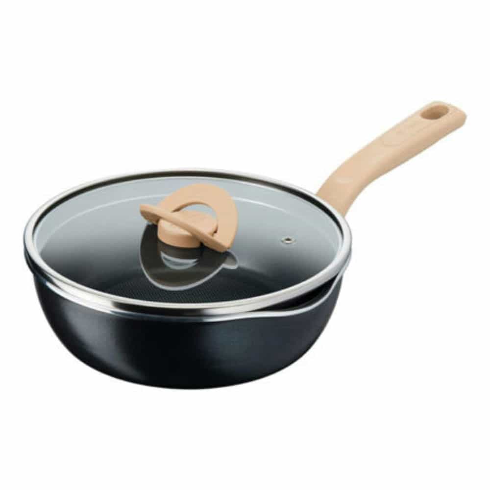 CHẢO NHÔM TEFAL G1668795 24CM KÈM NẮP CHỐNG DÍNH TITANIUM
