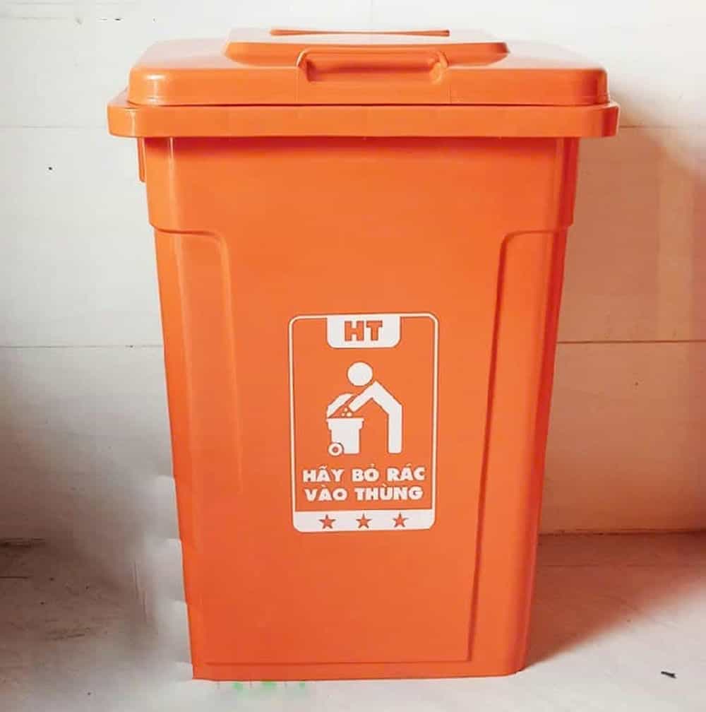COMBO 10 THÙNG RÁC NẮP MỞ NHỰA NT TR-VC90-DAY