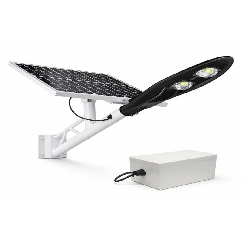 ĐÈN ĐƯỜNG NLMT JINDIAN L-100W/SMT PIN LIFEPO4 BỀN BỈ