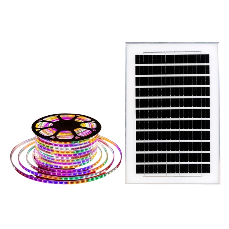 ĐÈN LED NĂNG LƯỢNG MẶT TRỜI DÀI 20M MAXSOLAR M-LED20 - TIẾT KIỆM NĂNG LƯỢNG, ÁNH SÁNG VÀNG ẤM