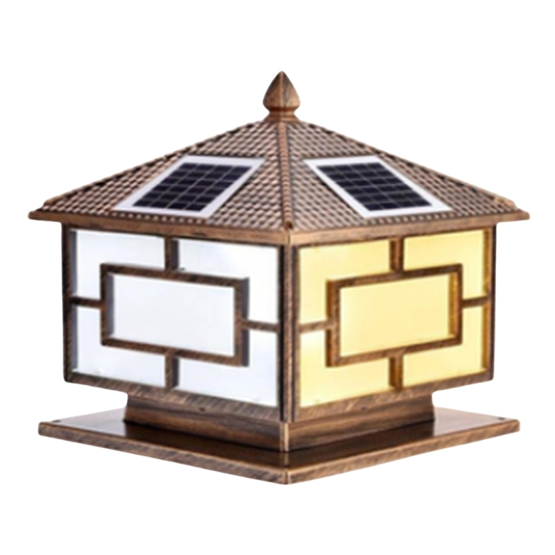 ĐÈN TRỤ CỔNG NĂNG LƯỢNG MẶT TRỜI MAXSOLAR M-TC40 - ĐÈN TRỤ, MAXSOLAR, M-TC40, CÔNG SUẤT 10W, THỜI GIAN SÁNG 8-12 GIỜ.