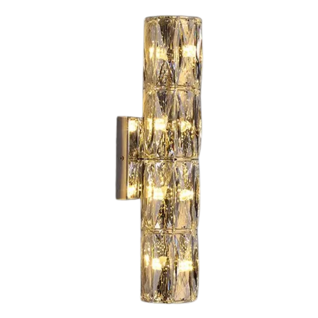 ĐÈN VÁCH HIWA B01191/4 – 4 BÓNG, CRYSTAL GOLD SANG TRỌNG