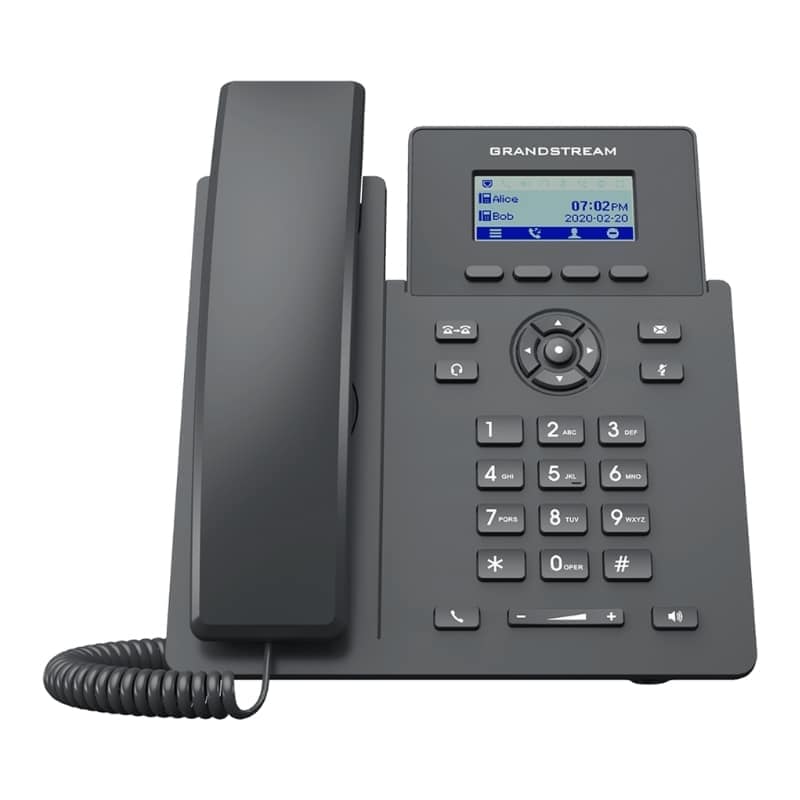 ĐIỆN THOẠI IP GRANDSTREAM GRP2601P - HỖ TRỢ POE, 2 TÀI KHOẢN SIP, HỘI NGHỊ 5 CHIỀU
