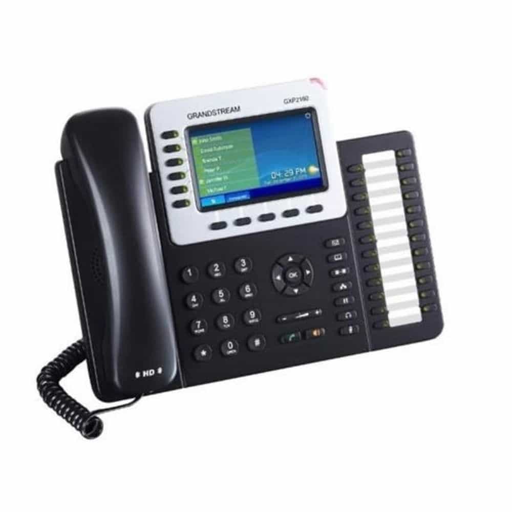 ĐIỆN THOẠI IP GRANDSTREAM GXP2160 - MÀN HÌNH MÀU, 6 SIP, TÍCH HỢP 24 PHÍM BLF