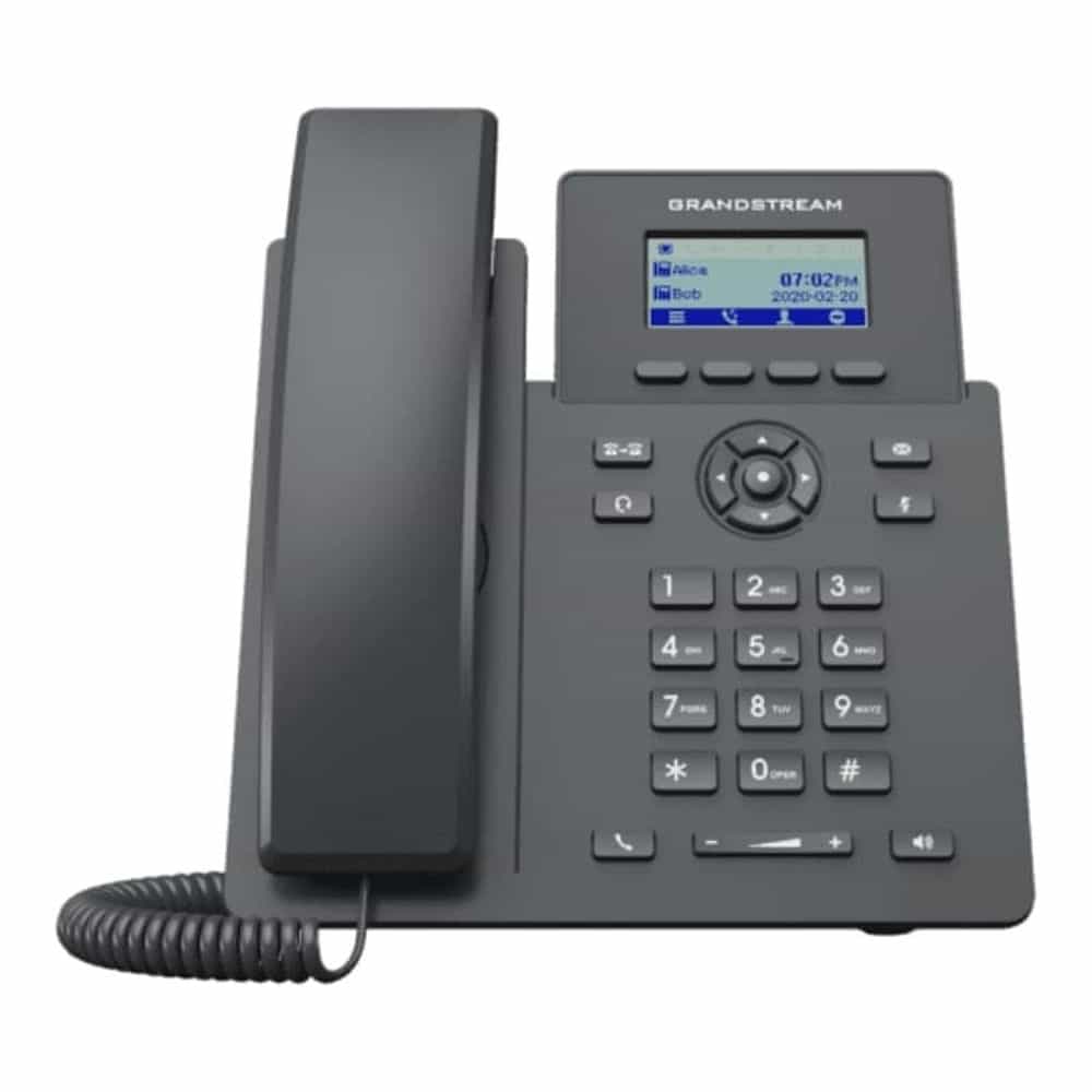 ĐIỆN THOẠI IP WIFI GRANDSTREAM GRP2601W - TÍCH HỢP WI-FI 6, 2 SIP, HỘI NGHỊ 5 CHIỀU