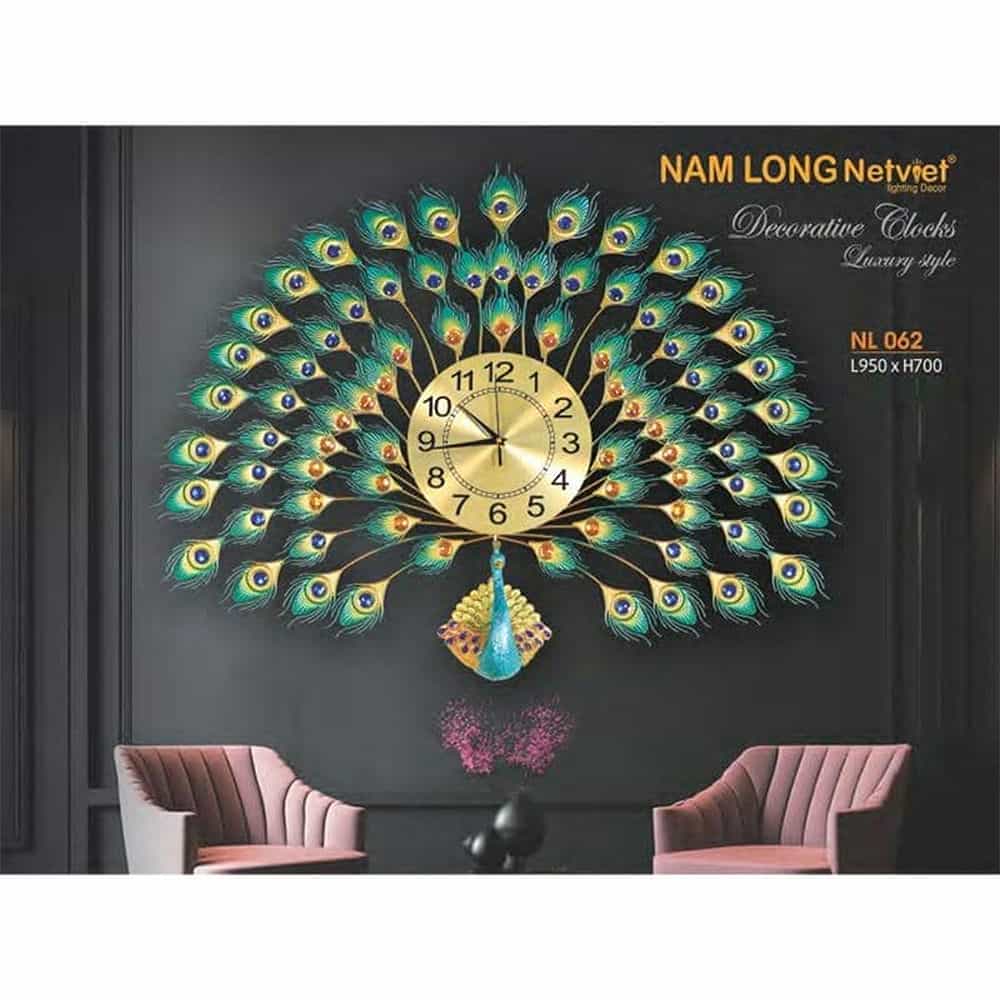 ĐỒNG HỒ TREO TƯỜNG TRANG TRÍ NETVIET NL 062