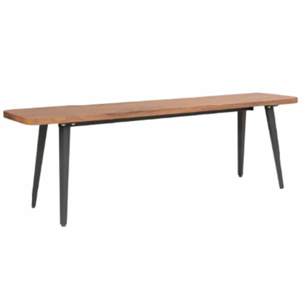 GHẾ THƯ GIÃN CHÂN SẮT PHUN SƠN ĐEN, MẶT LÀ VÁN GỖ LIỄU CHI LAI GN-BOY-C1168