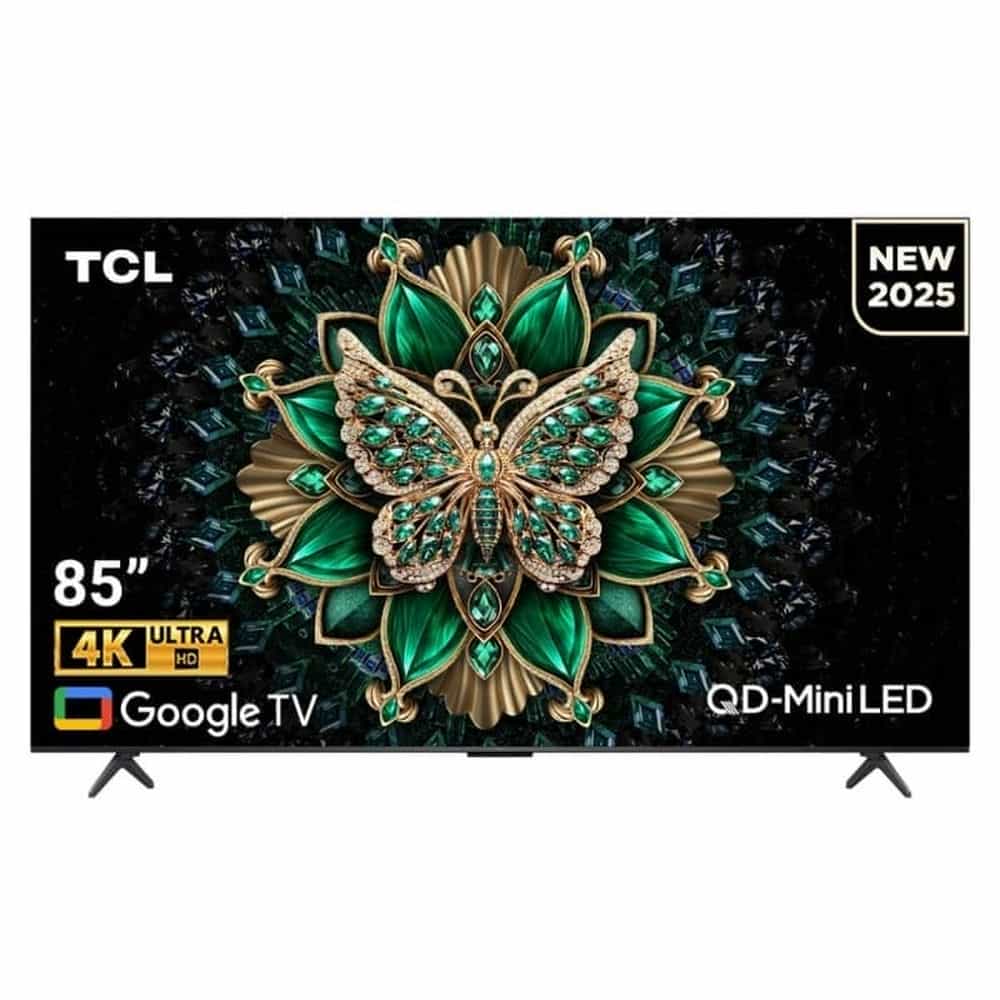 GOOGLE TIVI TCL QLED 4K 85 INCHES 85P8K