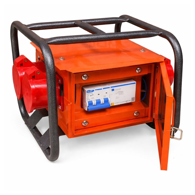 HỘP NGUỒN SẮT 3 PHA MDCE MDBOX.S3.01 – 3P 40A, 4 Ổ CẮM