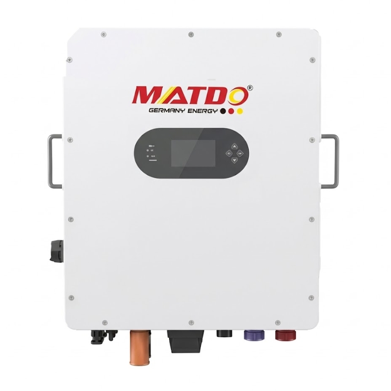 HYBRID HÒA LƯỚI 12KW + MATDO + MD-HP8120-SI-L + 2 MPPT, WIFI APP