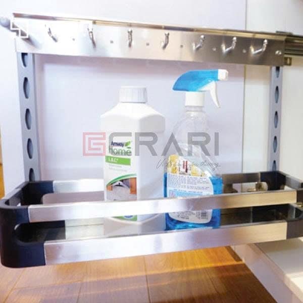 KỆ CHỨA CHẤT TẨY RỬA INOX GERARI GKR