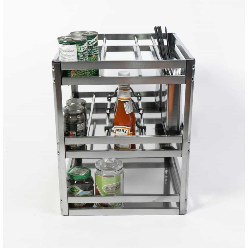 KỆ DAO THỚT CHAI LỌ FULCO FC17-350 INOX 304 HỘP RAY GIẢM CHẤN
